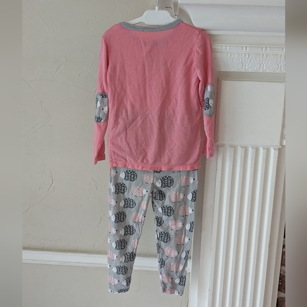 Bestaroo | Hedgehog Patch Sleeve Pajama Set - Picture 3 of 3